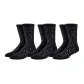 1 Set 3 Pack (Black/3M Reflective)