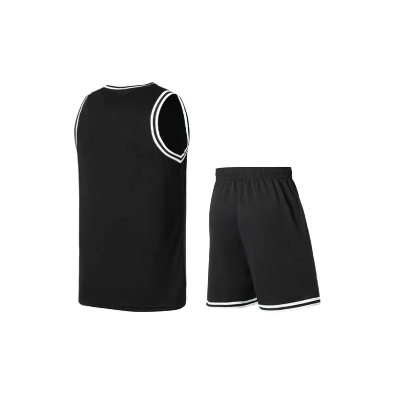 LiNing Sports Basketball Collection Basketball Apparel Set Men's Black-1