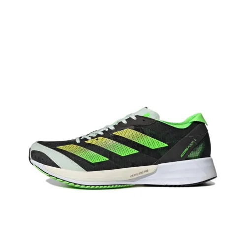 Adidas Adizero Adios 7 Running Shoes Women's Low-Top Black/Green