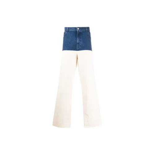 RAF SIMONS Jeans Men White