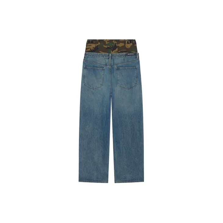 Balenciaga FW21 Jeans Men's Blue-1