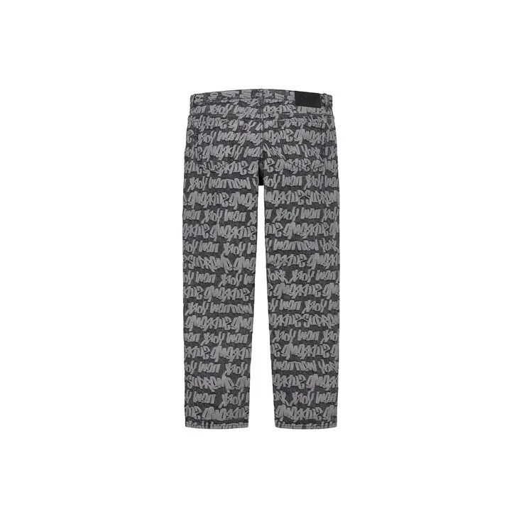 Supreme Fat Tip Jacquard Regular Jean-1