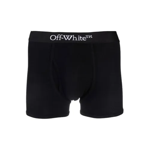 OFF-WHITE Men's FW21 Logo Boxer Briefs 1Packs Black