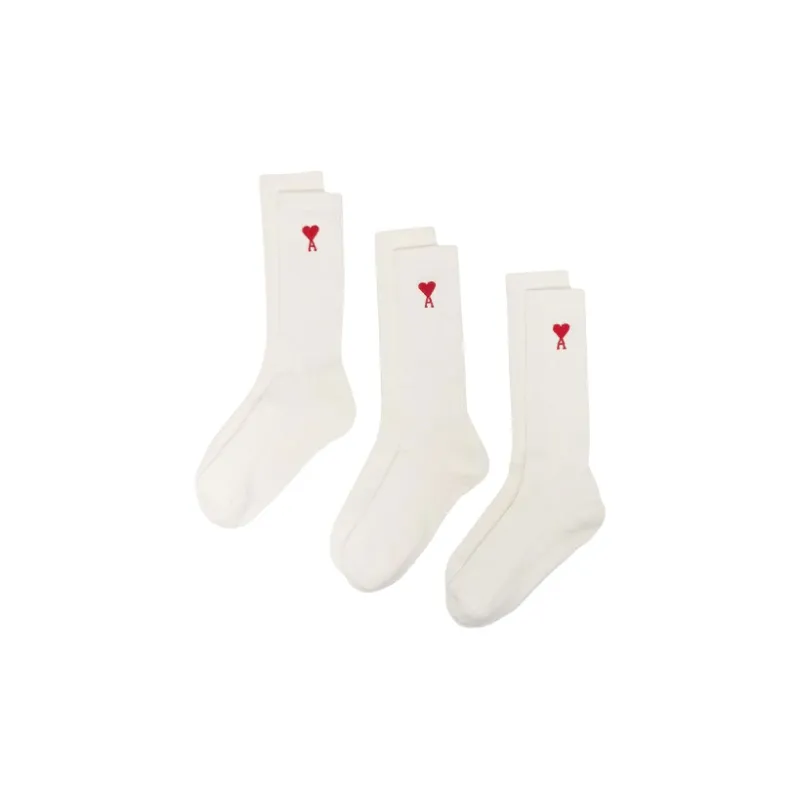 AMI SS21 Stockings Men's White-0