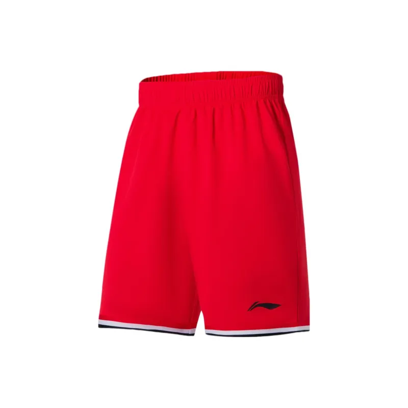 LINING Sports Basketball Collection Basketball Suits Men August 1st Red-4