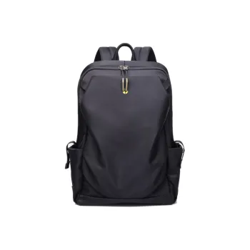 TANGCOOL Nylon Fabric Laptop Backpack Large Size Unisex Black