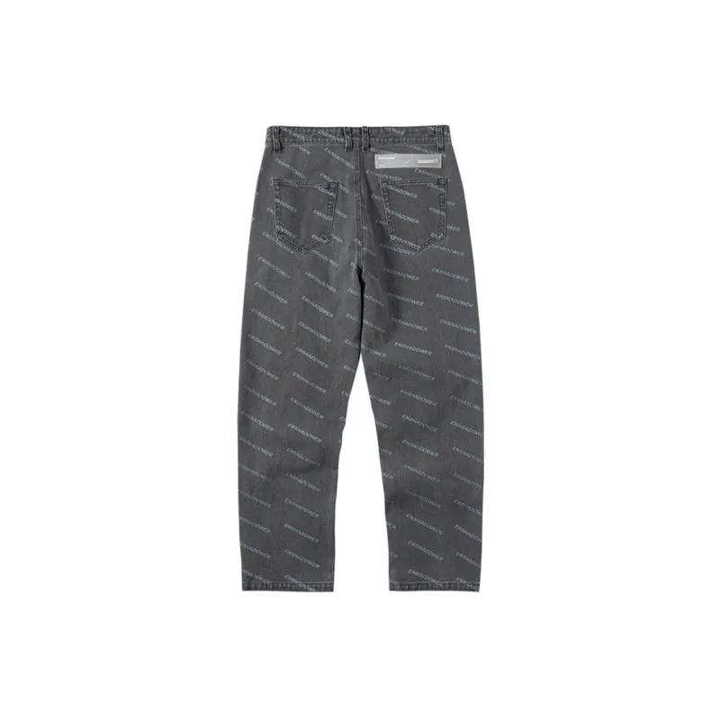 ENSHADOWER Jeans Unisex Black Gray Color-1