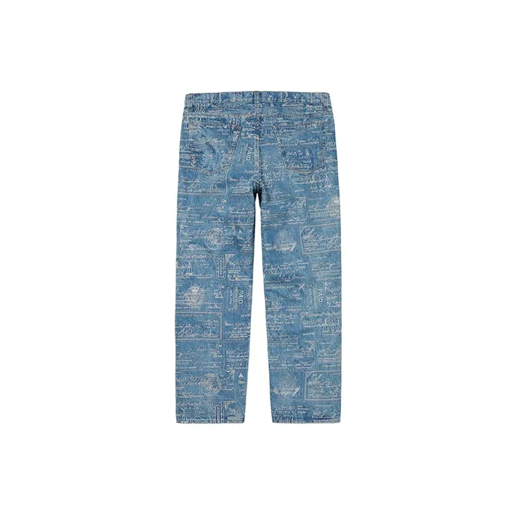 Supreme Checks Embroidered Jean-1