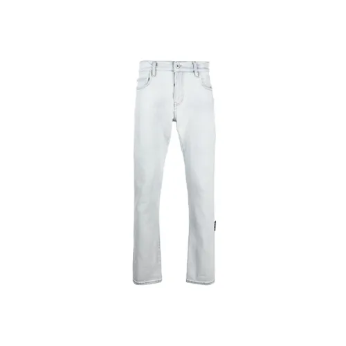 OFF-WHITE SS21 Jeans Men Light Blue