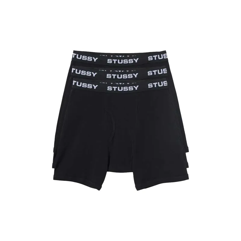 Stussy Boxer Briefs 3 Pack 'White'-0