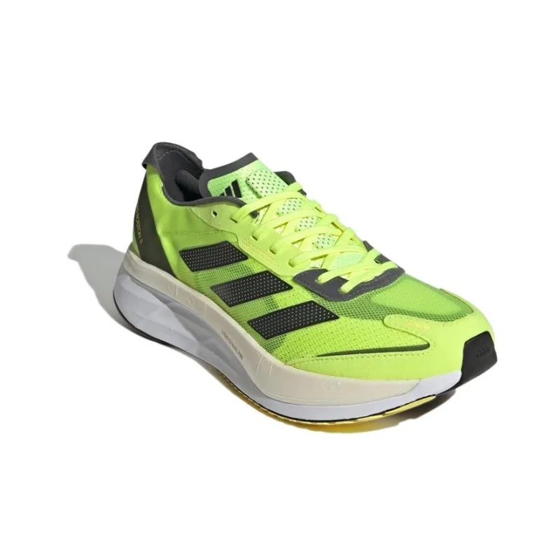 Adidas Adizero Boston 11 Running Shoes Men Low Top Green-2