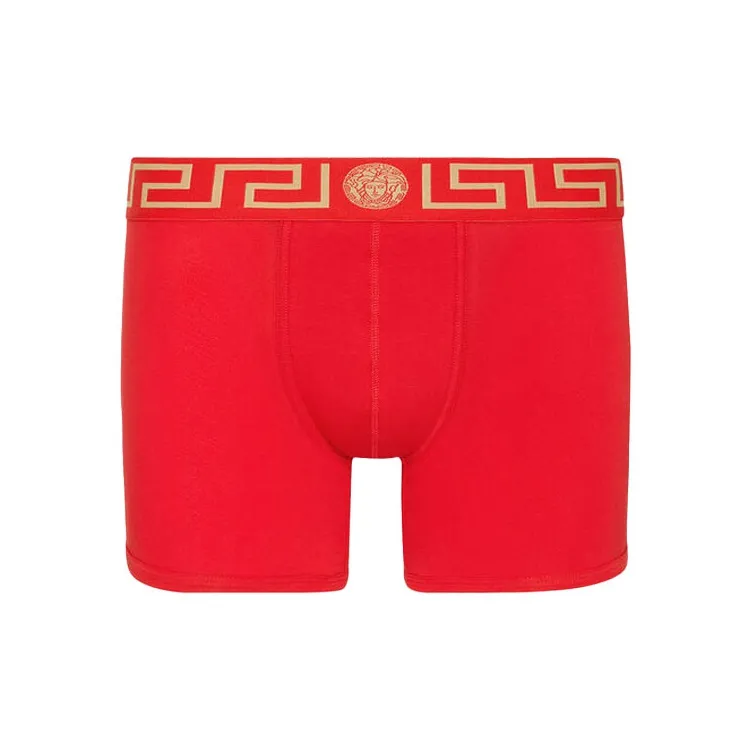 VERSACE Greca Border Long Boxers-0