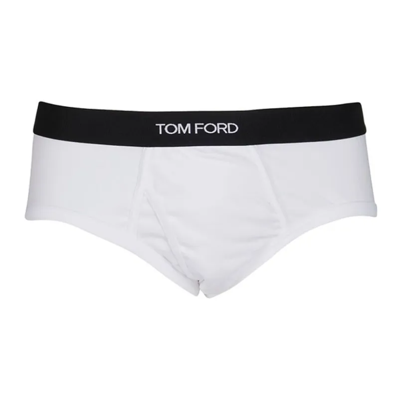 TOM FORD Logo Waistband Stretched Briefs-0