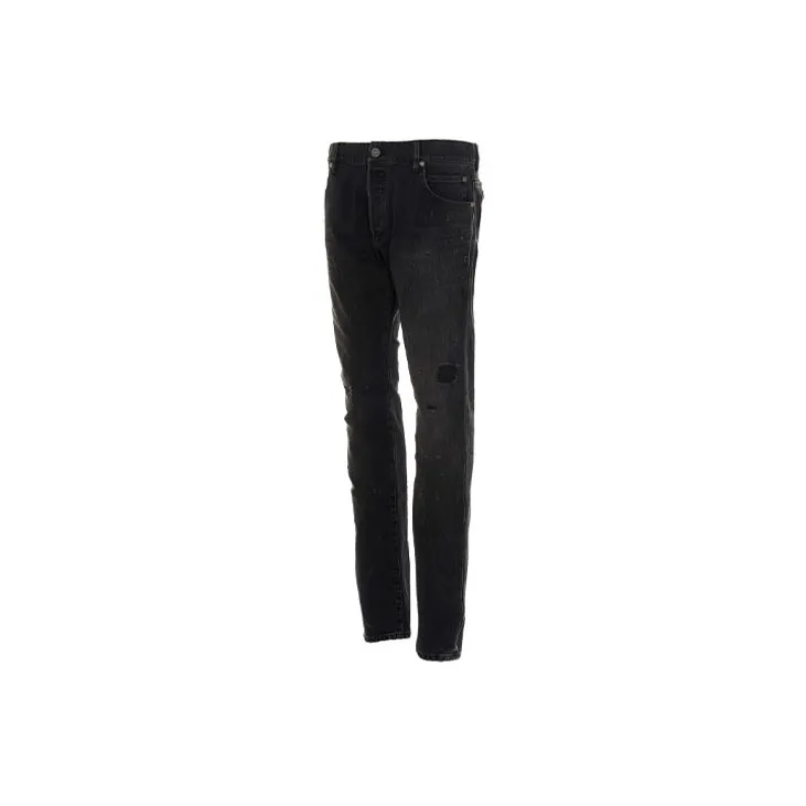 BALMAIN Jeans Men Black-2
