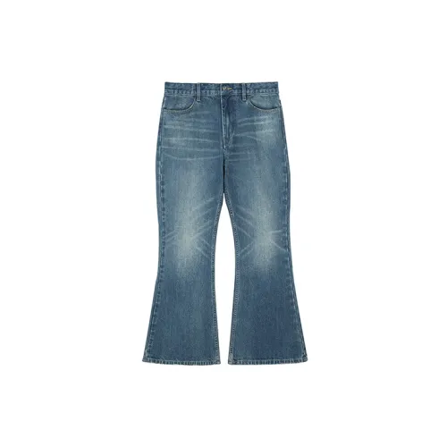 SIMPLE PROJECT Jeans Unisex Washed Blue