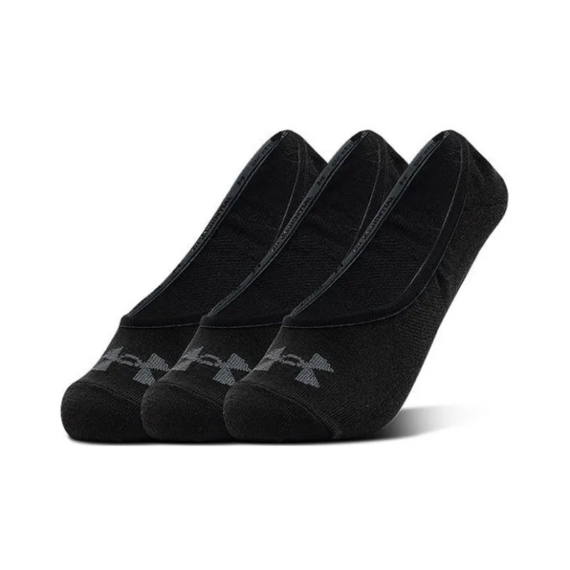 Under Armour Essential Lolo Liner Ankle Socks Unisex 3 Pack Black-0