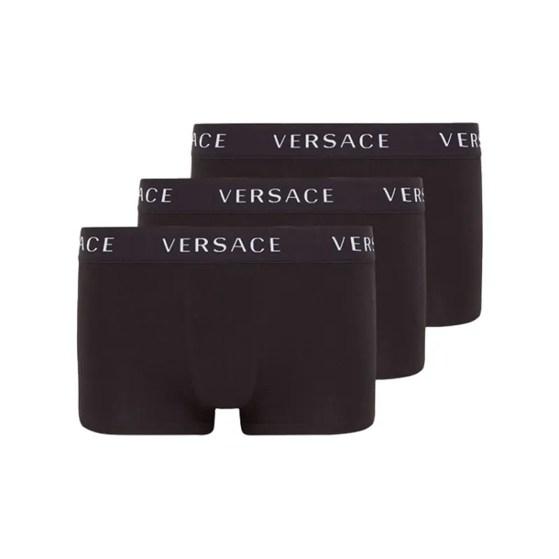 VERSACE VERSACE Boxer Shorts Men's 3 Pack Black-0