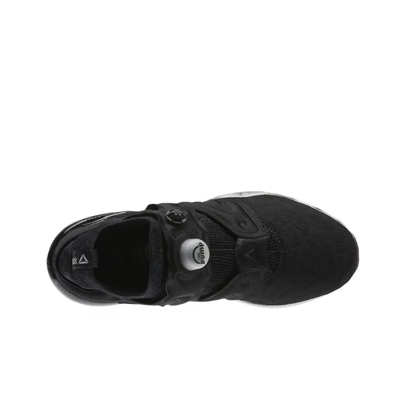 Reebok The Pump Running Shoes Women's Low Top Black/White-2