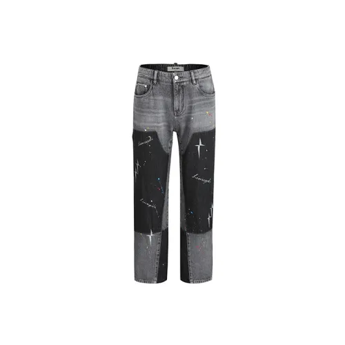 LIUREGALI Jeans Men Black