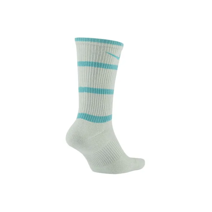 Nike Mid Calf Socks Unisex 2 Pack Light Grass Green-2