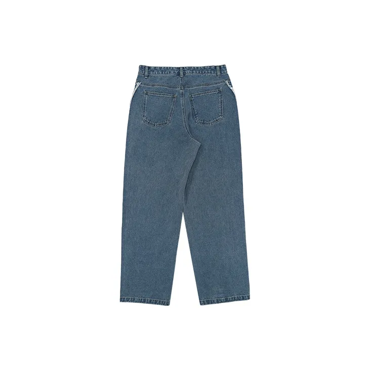 NERDY Straight Jeans Unisex Blue-1