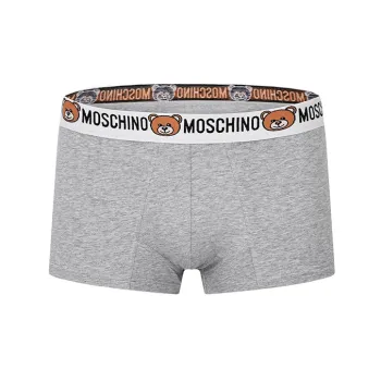 MOSCHINO Men's Logo Underwear Grey