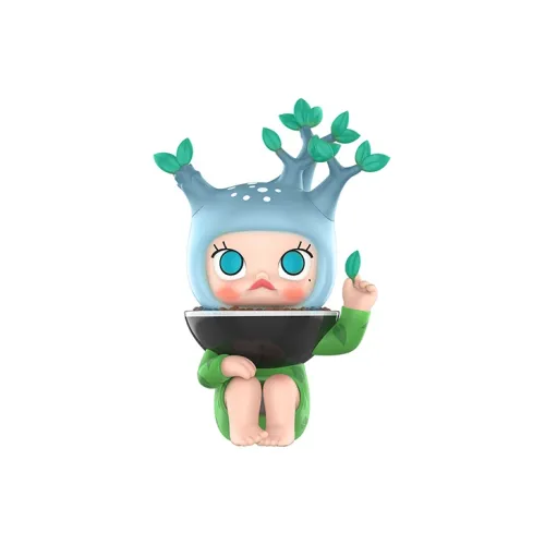 POP MART Molly Potted Plant Hang Tag Box 7.4cm