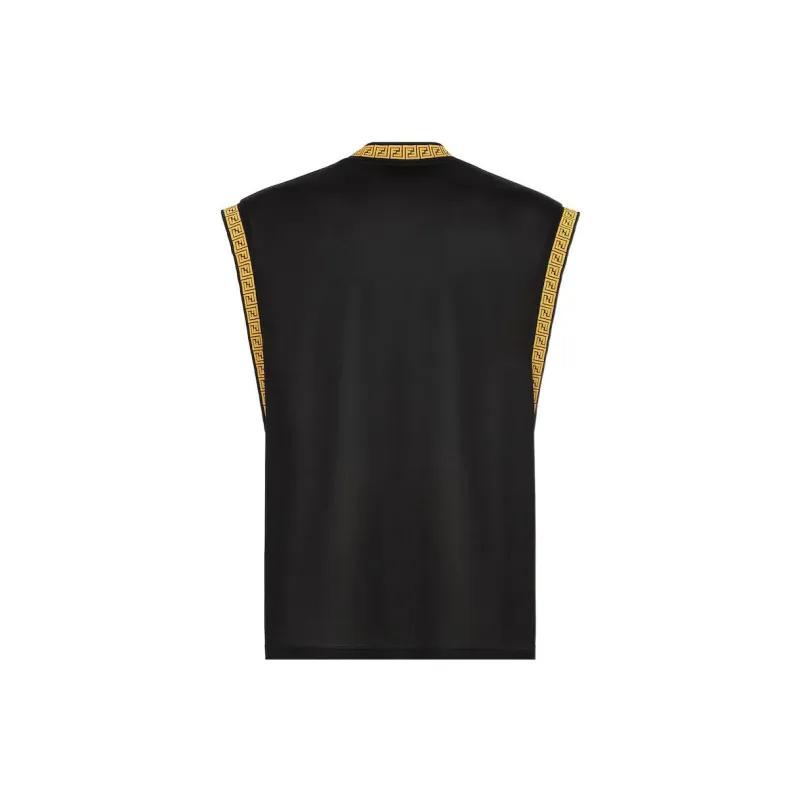 FENDI Tank Tops Men Black-1