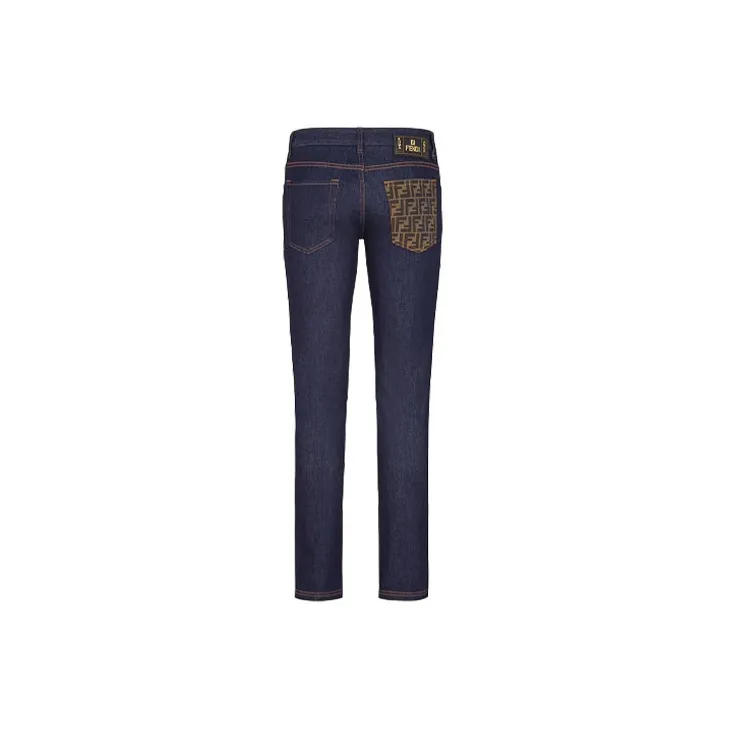 FENDI Jeans Men Blue-1