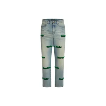 LOUIS VUITTON Tourist Vs Purist Tuffetage Denim Pants