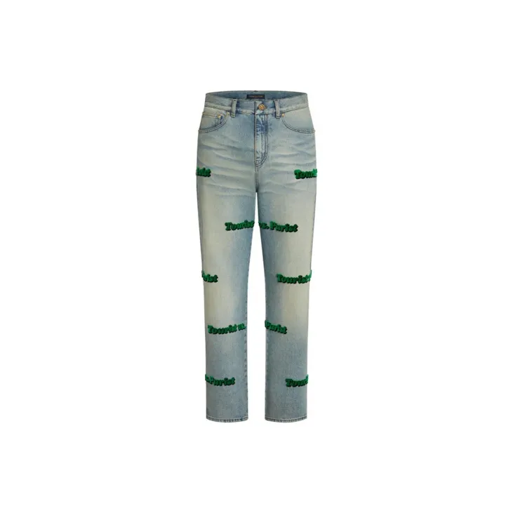 LOUIS VUITTON Tourist Vs Purist Tuffetage Denim Pants-0