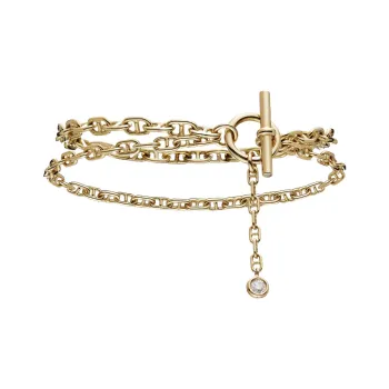 HERMES Bracelets Women's Gold