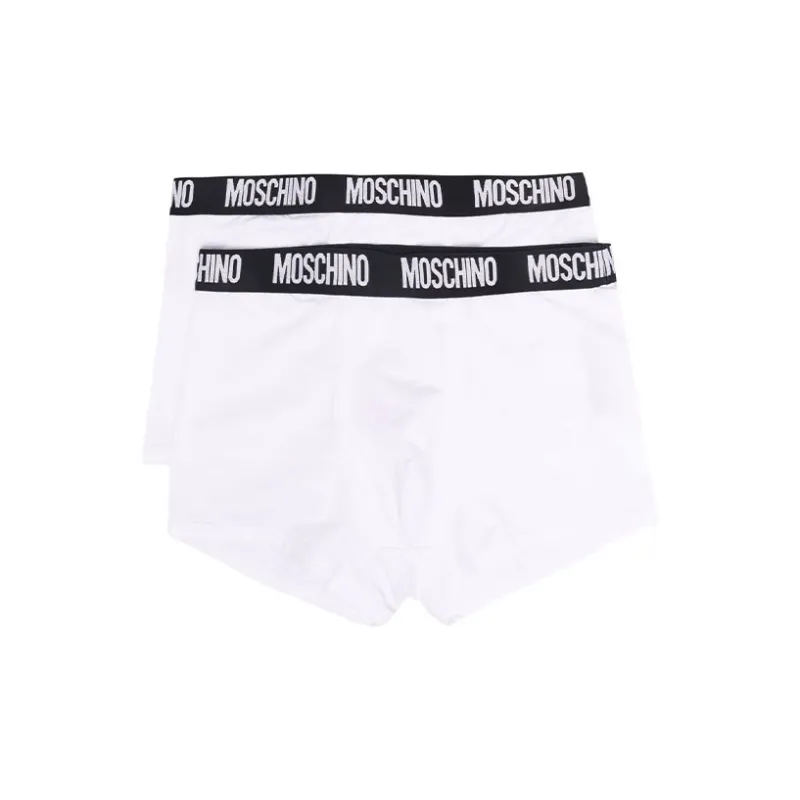 MOSCHINO Logo waistband Stretch cotton Boxers-2