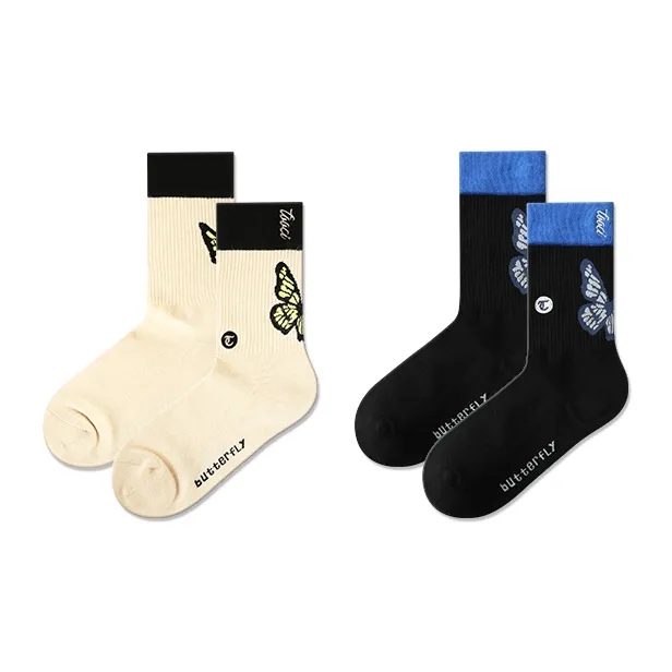 TOOCI Unisex Mid Calf Socks-0