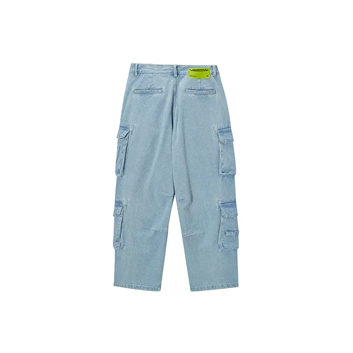 FPA Cargo Pants Jeans Unisex Blue-1