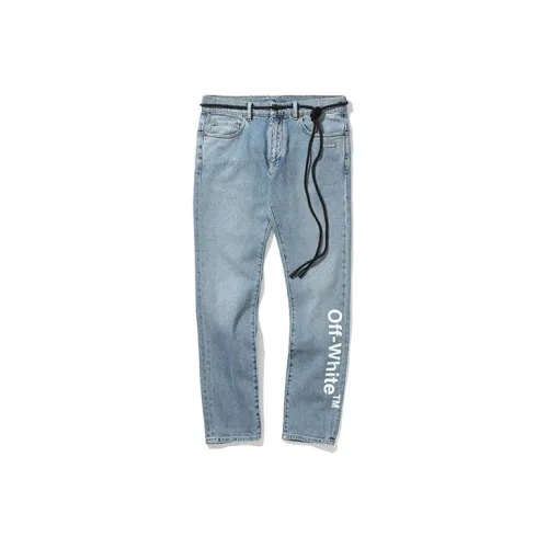 OFF-WHITE Jeans Men Denim Blue