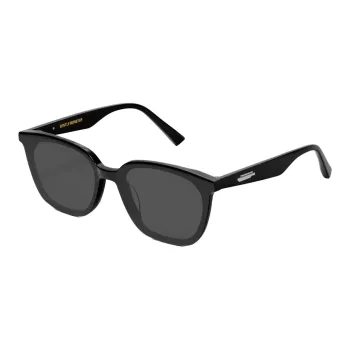 GENTLE MONSTER Plate Frame Irregular Shape Sunglasses Unisex Black