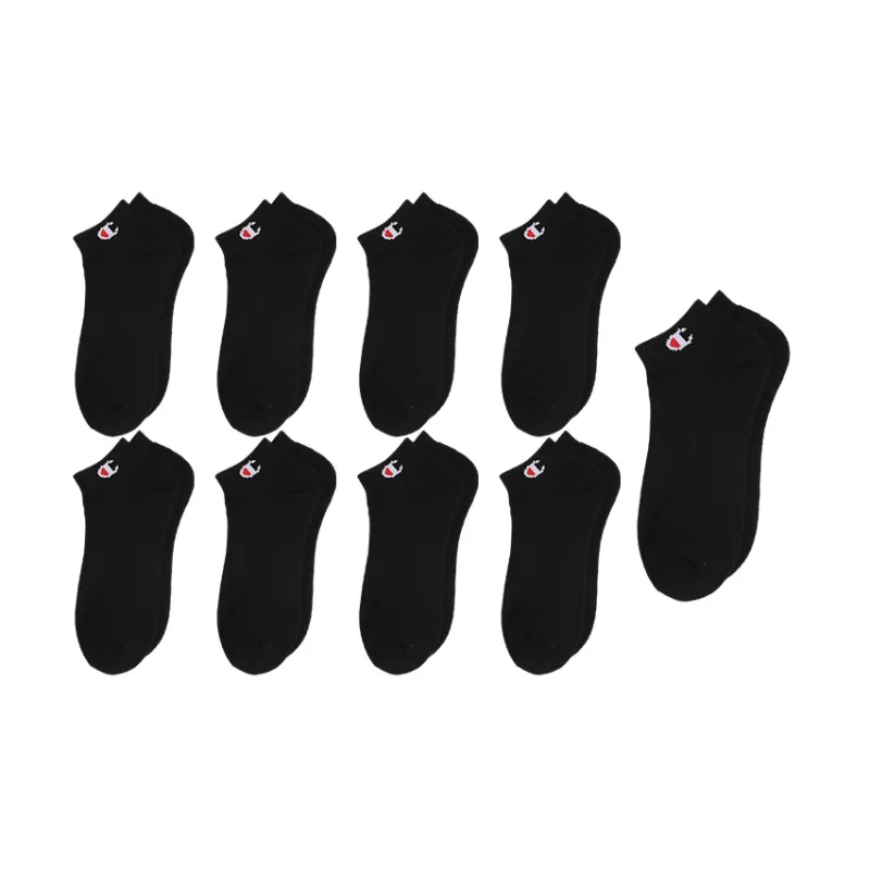Champion Unisex Sports Socks 9 Packs Black-0
