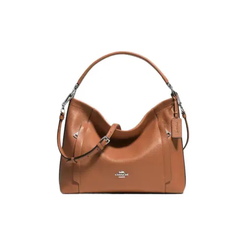 COACH Scout Leather One Shoulder Handbag Regular Women's Brown