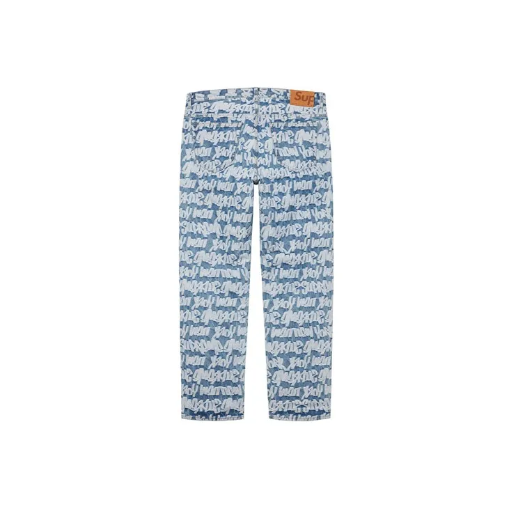 Supreme Fat Tip Jacquard Regular Jean-5