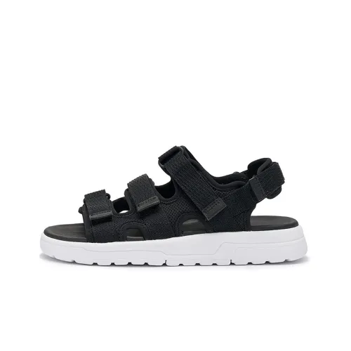 361° Beach Sandals Men Obsidian Black/361 Degrees White