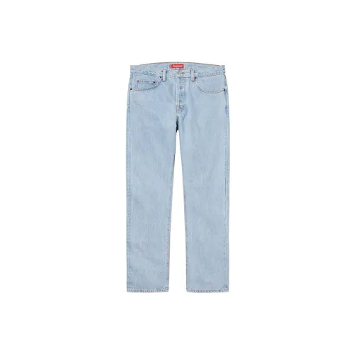 Supreme FW20 Jeans Unisex Light Blue