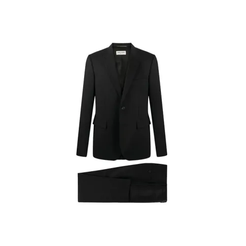 SAINT LAURENT Business Suits Men Black