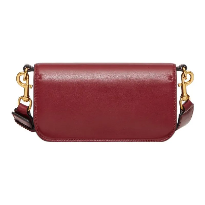 Valentino Calfskin Shoulder Bag Handbag Shoulder Bag Men's Ruby Rock Color-2