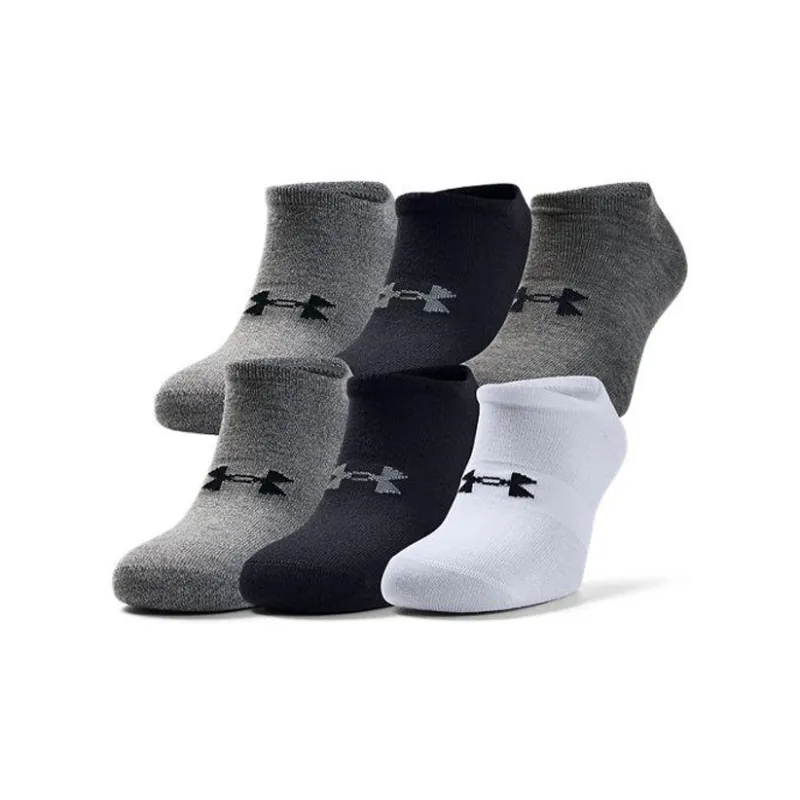 Under Armour UA Essentials No Show Ankle Socks Men's 6 Pack-0
