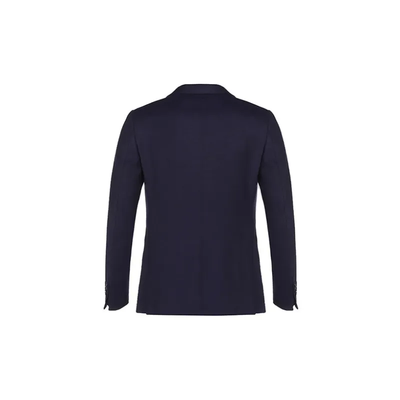 Zzegna Business Suits Men Dark Blue-2