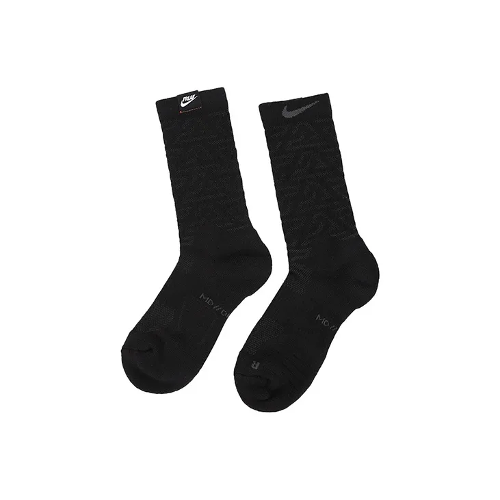 Nike Mid Calf Socks Unisex 1 Pack Black-1