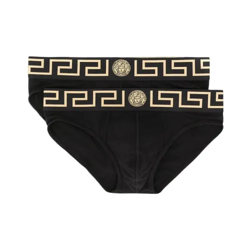 VERSACE SS22 Underpants Men's 1 Set of 2 Pieces Black