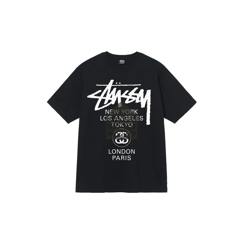 Stussy X Dover Street Market World Tour Tee - POIZON