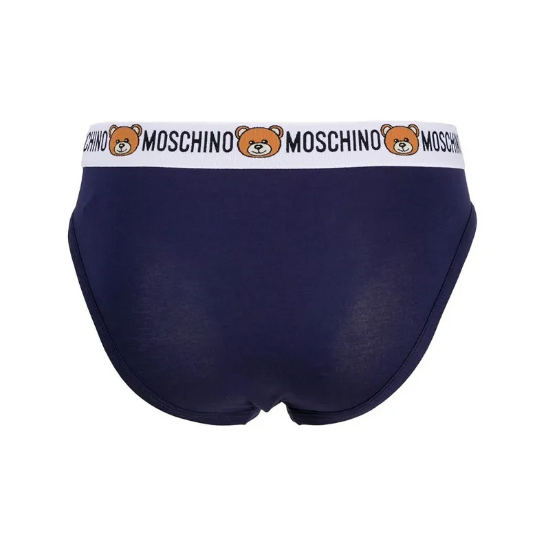 MOSCHINO Men's SS21 Teddy Bear Briefs 1 Pack Blue-1